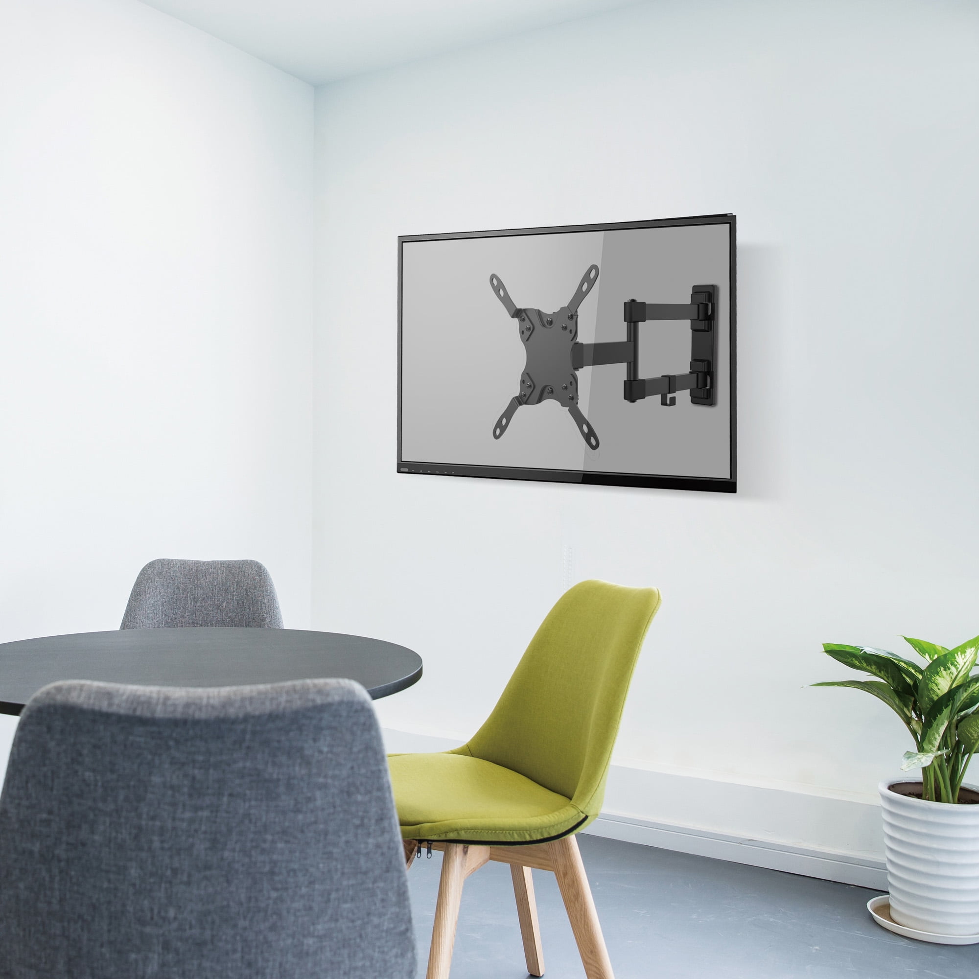 Link2Home Full Motion TV Wall Mount for 13''-47'' Flat Panel TVs, Up to 30 lbs.