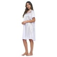 thumbnail image 2 of Casual Nights Women's Fancy Lace Neckline Silky Tricot Nightgown, 2 of 5