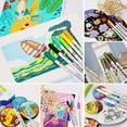 thumbnail image 7 of 84 Colors Acrylic Paint Markers Brush Marker Pen for Artist Rock Painting,Glass,Ceramic Fabric DIY Card Making Art Supplies 18 colors, 7 of 7