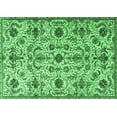 thumbnail image 1 of Ahgly Company Indoor Rectangle Persian Emerald Green Traditional Area Rugs, 2' x 4', 1 of 4