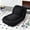 Black + Teddy + Cotton, variant on Folding Sofa Chair with 5 Adjustable Positions Plush Floor Lounge Chair for Gaming, Meditation, and Relaxation