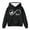 Black, variant on Tween Girls Hoodies Sweatshirts Winter Warm Pullover With Pocket Cute Horse Print Long Sleeve Hooded Sweatshirt Kids Clothing Red Size 10-11T