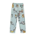 thumbnail image 4 of Tom And Jerry Men's Pajama Pants Cartoon All Over Print Elastic Waistband Sleep Pants with Pockets Drawstring, Soft Unisex Lounge Bottoms Sleepwear, 4 of 8