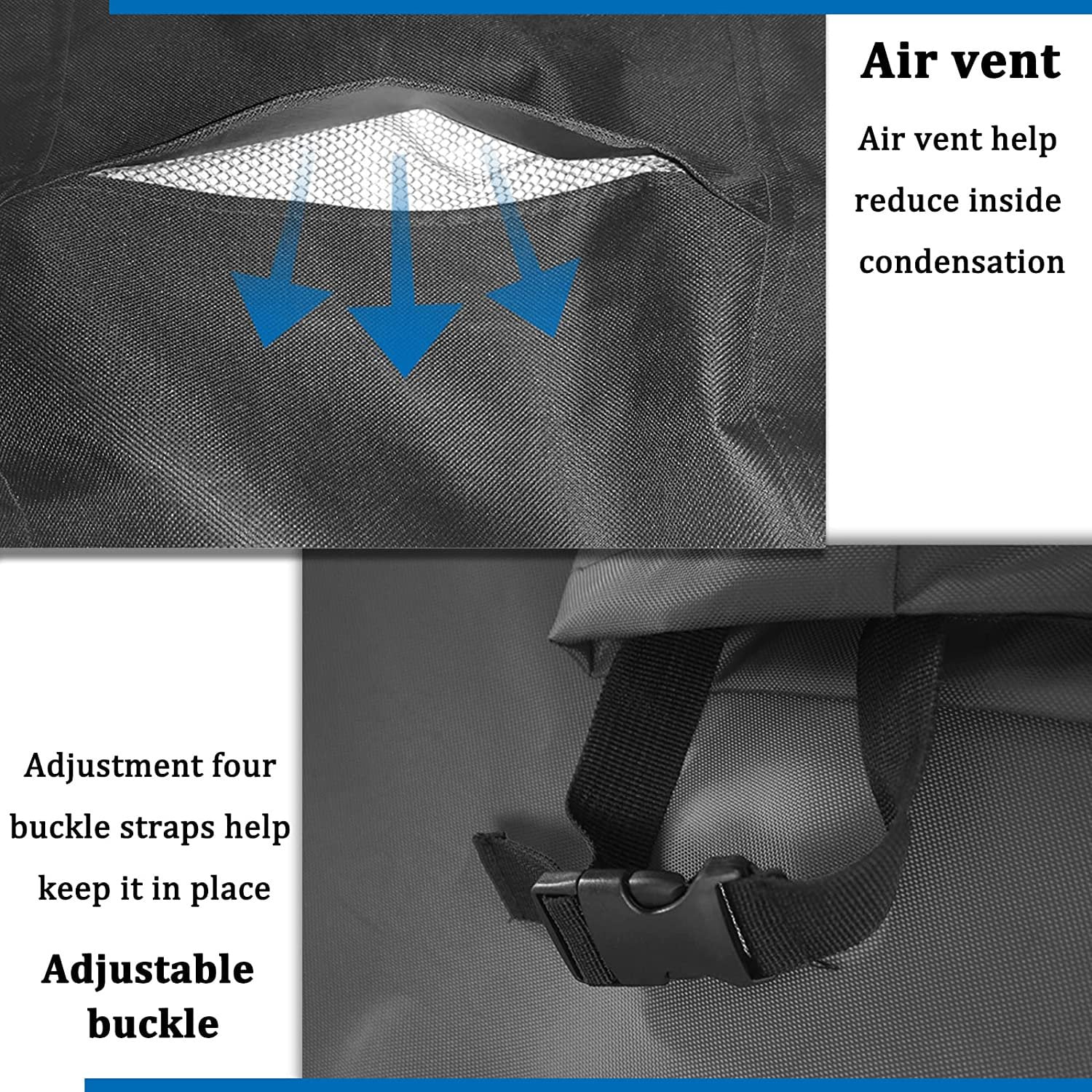 STARTWO Heavy Duty Waterproof Patio Lounge Chair Cover - Outdoor Chaise Lounge from UV and Weather