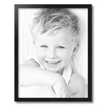 ArtToFrames 18" x 23" Black Picture Frame, 18x23 inch Black Wood Poster Frame (WOM-5139)