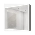 BEKAY Bathroom Cabinet Mirror ,LED Mirror Wall Mounted Storage Cabinet ...