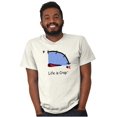 thumbnail image 2 of Life Is Crap Short Sleeve T-Shirt Tees Tshirts Life is Crap Empty Gas Funny Relatable Gift, 2 of 2