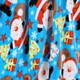 thumbnail image 3 of Plazatex MicroPlush Santa Printed Holiday Throw Blanket - 50x60", Multi, 3 of 3