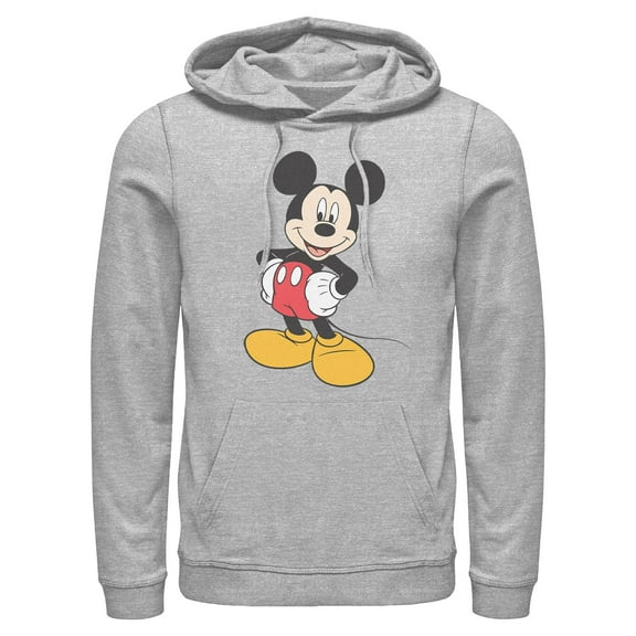 Mens Mickey & Friends Classic Glove Pose Lightweight Hoodie