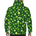 thumbnail image 7 of Wukai Happy St. Patrick's day Print Men Hoodies Fleece Sweatshirts Long Sleeve Sweaters Pullover Fall Outfits Winter Clothes-Medium, 7 of 7