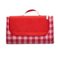thumbnail image 2 of S SERENABLE Couverture de Pique-Nique Mode Polyvalente Grand Coussin de Couchage pour Jardin Randonnée Printemps Tissu Oxford Rouge, 2 of 9