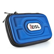 New 3DS Case (Navy Blue) - EVA Hard Compact Travel Protective Carrying Bag Pouch Cover Zippered Sleeve for Nintendo DSi NDS NDSi / DS Lite DSL NDSL / New 3DS and 3DS Gaming Console [Nintendo 3DS]