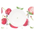 thumbnail image 2 of Cherry and Strawberry 12×18 inch Placemats Heat Resistant Washable Foldable Rectangular Placemats Set Decoration Indoor Outdoor for Kitchen Dining Table 6PCs, 2 of 8