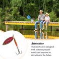 thumbnail image 4 of sweethay River Hard Lure Bait Fish Barbed Triple Hook Sequin Aparejos de pesca portátiles Accesorios Reemplazo de piezas Type8 NO8, 4 of 6
