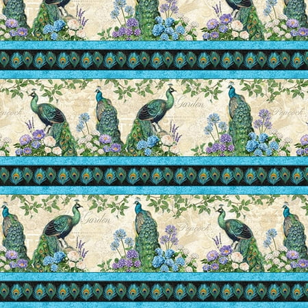 - Wilmington Prints Plumage Multi Repeating Stripe