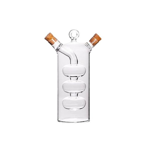 Vaso de cóctel creativo Sunnimix Vaso de vidrio de doble tubo 390ML