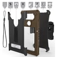 thumbnail image 3 of BROWN TRI-SHIELD RUGGED CASE COVER with MAGNETIC KICKSTAND + BELT CLIP HOLSTER + LANYARD STRAP FOR LG V20 PHONE (VS995, LS997, H918, US996, 6505A, H990, F800), 3 of 6