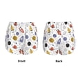 thumbnail image 3 of Daiia Rocket Planets Pattern Women's 2 in 1 Running Shorts - Lightweight Athletic Workout Gym Yoga Shorts Liner with Phone Pockets-Small, 3 of 7