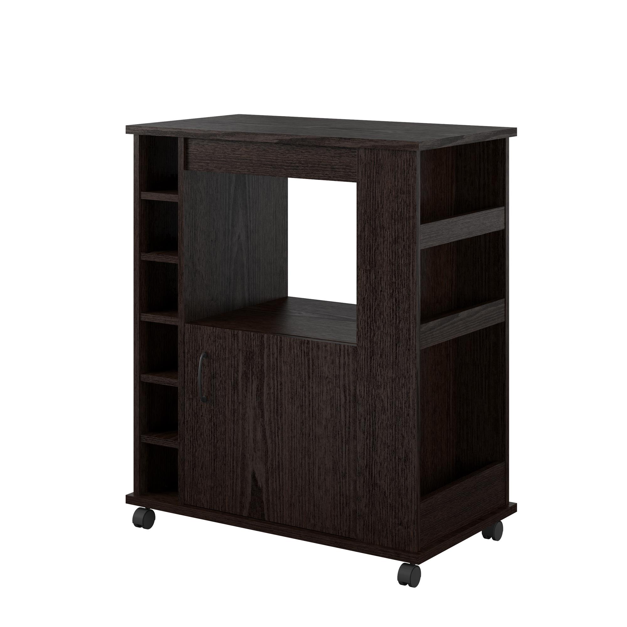 Ameriwood Home Williams Kitchen Cart, Espresso