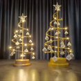 thumbnail image 5 of Lámpara de Árbol de Navidad de Cristal de Metal Navideño Árbol de Cristal de Mesa de Navidad con Luces LED Decoraciones para Árboles de Navidad S, 5 of 5