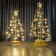 thumbnail image 5 of Lámpara de Árbol de Navidad de Cristal de Metal Navideño Árbol de Cristal de Mesa de Navidad con Luces LED Decoraciones para Árboles de Navidad S, 5 of 5