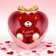 thumbnail image 4 of Muñeca Oso de peluche rosa de 20 cm con corazón, suave y cómodo para regalar en el día a día (1 unidad). JASKFLY, 4 of 9