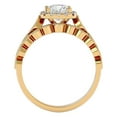 thumbnail image 3 of SuperJeweler 1 1/2 Carat Cushion Shape Diamond Bridal Set In 14 Karat Yellow Gold For Women, 3 of 6