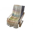 thumbnail image 4 of Pastel Soft Flannel Fleece Throw Blanket, Horizontal Watercolors Stripes Acrylic Elements Liquid Brushstrokes Print, Cozy Plush for Indoor and Outdoor Use, 50" x 60", Multicolor, by Ambesonne, 4 of 6