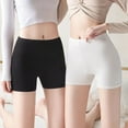 thumbnail image 2 of Summer Women'S Shorts Ice Silk Safety Pants Lace Leggings Plus Size No Show Underwear Wholesale Four Piece, 2 of 10