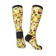thumbnail image 4 of Bingfone Compression Socks For Women And Men Long Socks For Running Athletic Cycling Nurse-Funny Construction Vehicles, 4 of 9