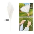 thumbnail image 3 of Césped artificial de 50 cm, ramas secas, tallos, junco artificial, flores para jarrón blanco, 3 of 8