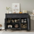thumbnail image 6 of 48" Farmhouse Storage Buffet Cabinet,2 Drawers＆Doors,Adjustable Shelve,Wood kitchen Cabinet ,for Kitchen/Living Room, 6 of 12