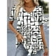 thumbnail image 3 of Blusas de moda para mujer, camiseta con estampado de flores en 3d, camiseta blanca Kawaii con cuello en V, ropa femenina, camisetas de verano de gran tamaño 2024, 3 of 5