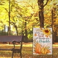thumbnail image 4 of With God All Things are Possible Fall Large Decorative House Flag, Religious Autumn Pumpkin Sunflower Maple Leaves Yard Garden Outside Decor, Thanksgiving Inspirational Outdoor Decoration 28x40, 4 of 5