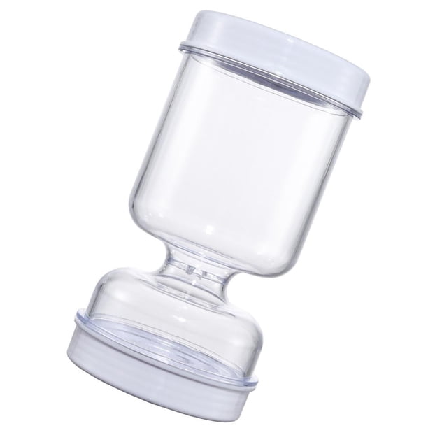 Tarro de pepinillos Contenedor de reloj de arena Separación seca y húmeda Accesorios de cocina Kimchi
