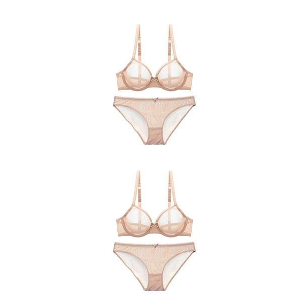 Minnieouse Conjunto de sujetador, lencería para mujer, sujetador de señora, multicolor, sin costuras, ajustable, de larga duración, mano de Type5 NO5