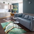 thumbnail image 4 of Green Golden Mountains Wild Goose Area Carpet, Ink Texture Chinese Style Art Printed Rugs, Comfortable Soft Breathable with Non-Slip Backing for Living Room Bedroom Study Office5 x 6ft, 4 of 7
