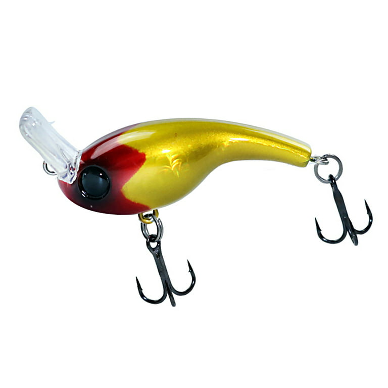 Cheers.US 7.4g Crank Baits Fishing Lures Shallow Deep Diving Floating  Swimbait Vivid Shape Lure for Bass