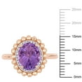 thumbnail image 2 of Everly Women's Amethyst 14k Rose Gold Ring, 2 of 8