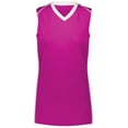 thumbnail image 4 of Augusta S Girls Rover Jersey Power Pink/White 1688, 4 of 5