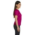 thumbnail image 3 of LAT Women's Premium Jersey Tee in Fuchsia L | 3580, 3 of 4