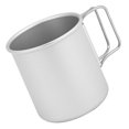 thumbnail image 2 of SXS Kitchen Camping Drink Cups Folding Coffee Cup Tourist Tableware Outdoor Mug Aluminum Alloys Teas Cup Picnics Utensils (Black), 2 of 7