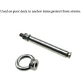 thumbnail image 5 of Expansion Bolt Screw Sleeve Anchor， 304 Stainless Steel Expansion Ring Screws M6x80mm Ring Lifting Eye Bolt Hole Anchor Tapping Screw Hanging Hook Fastener Bite Securely Not Slip Damage for Hose Reel, 5 of 5