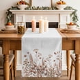 thumbnail image 2 of Table Runner 108 Inches Long for Kitchen Dining, Spring Floral Dresser Scarf Farmhouse, Dining Table Decorations for Wedding/Parties, Watercolor Elegant Pastoral Flowers 13 x 108 In, 2 of 8