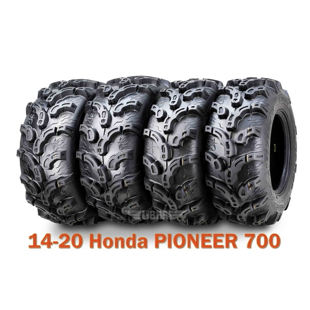 (4) WANDA 25X8X12 25X10X12 fit 1420 Honda PIONEER 700 ATV Tire Set