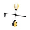 thumbnail image 4 of Colaxi Boxing Bar Folding Function Pole Adjustable Height Boxing Reaction Ball Punching Ball Punch Practice 2Pcs Speed Ball Yellow, 4 of 8