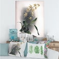 thumbnail image 2 of Designart ' Ancient Orchid Flower ' Traditional Canvas Wall Art Print, 2 of 4