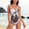 thumbnail image 6 of Kamado Nezuko Womens Bathing Suits One Piece Swimsuits Cute Bikini Printed Swimwear Cover Up Dress XL, 6 of 7