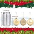 thumbnail image 3 of Adornos de bolas de Navidad TranquilBliss, 48 unidades, 6,35 cm, color champán, 3 of 7
