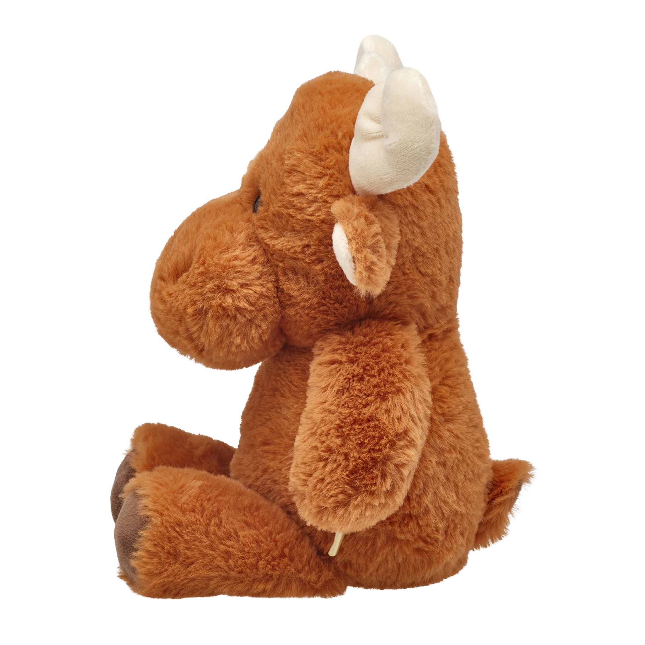 ButterLuvs Plush Moose Stuffed Animal, 8 Inch Super Soft Brown Cuddly Moose Toy